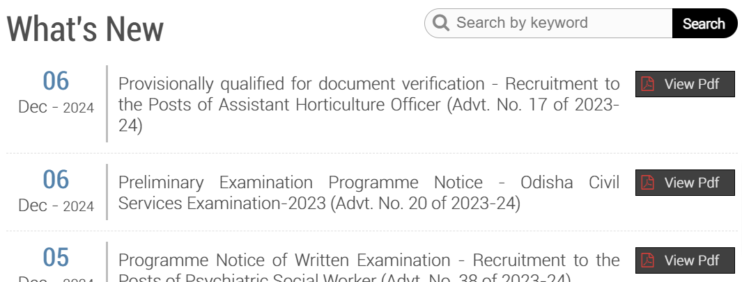 OPSC Assistant Horticulture 