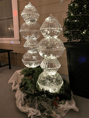 dollar tree crystal bowl topiary 