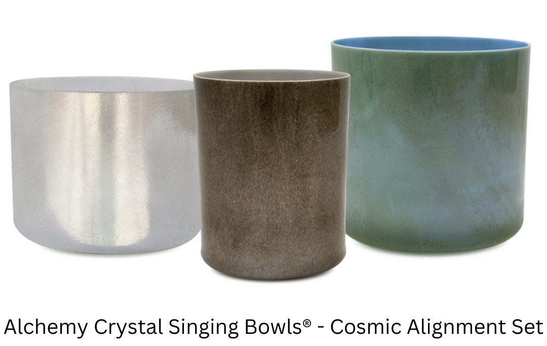 Alchemy Crystal Singing Bowls - Cosmic Alignment Set