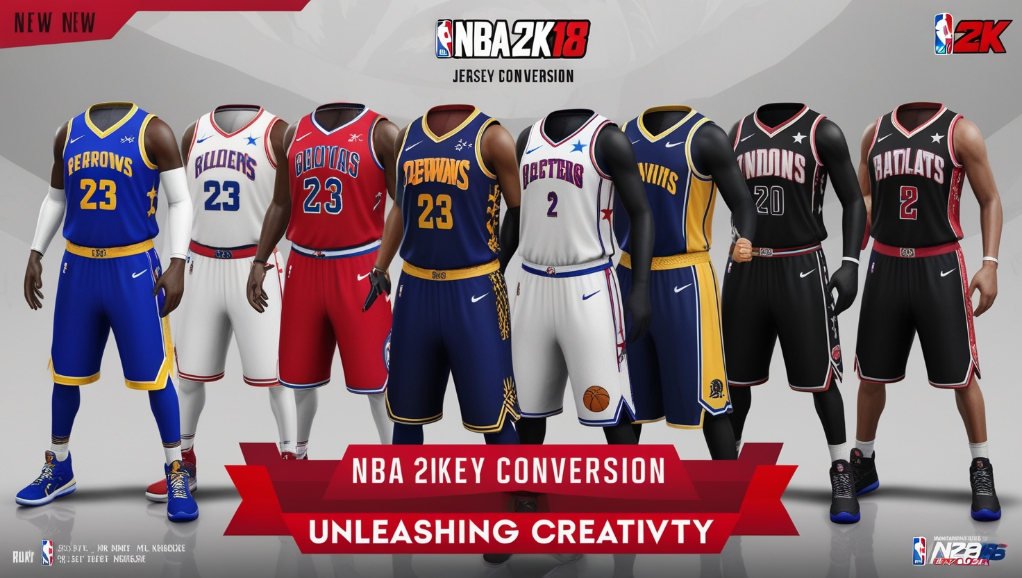 NBA 2K18 Jersey Conversion