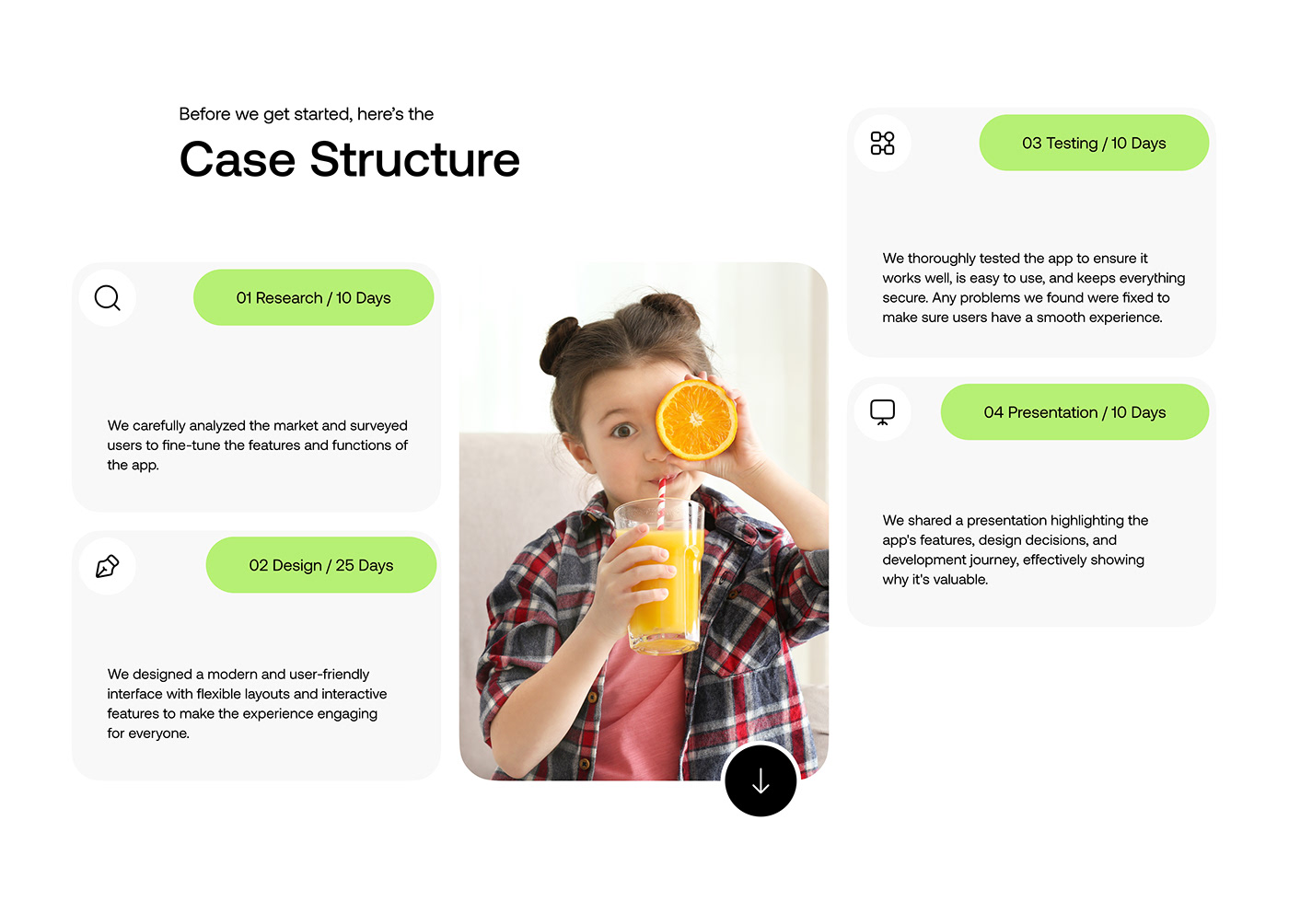 Image from the Swipe Drinks: A Kid-Friendly UI UX Design Case Study article on Abduzeedo