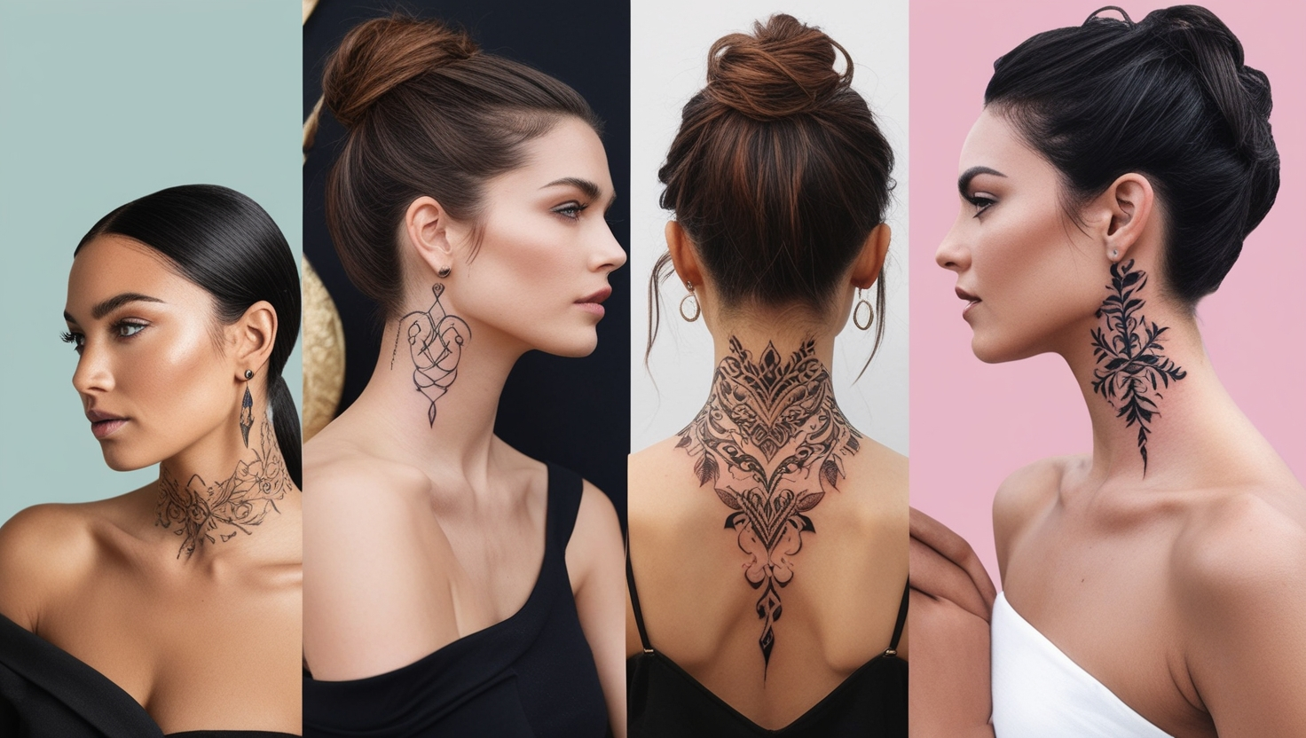 Neck Tattoos for Women