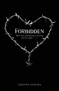 This contain an image of forbidden, with barbed wire in the shape of a heart