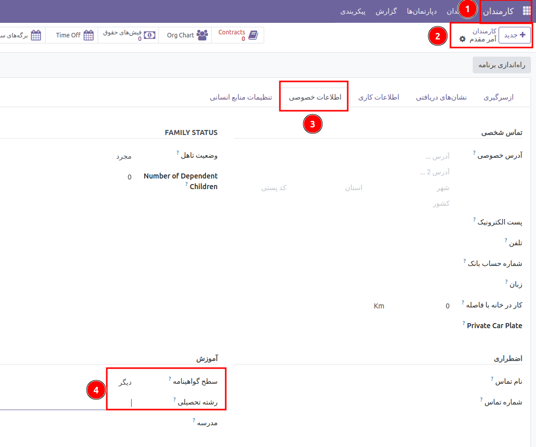 مقایسه حقوق و دستمزد در اودوو  با فراتوتال