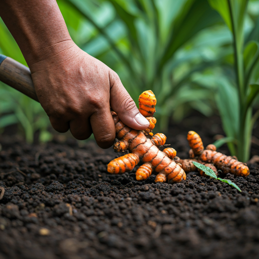 Harvesting and Curing Turmeric