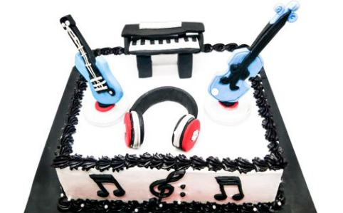 Music-Themed Cake