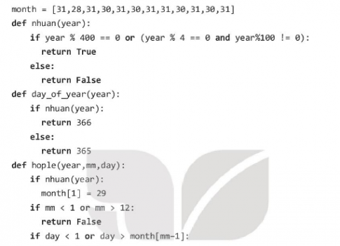 BÀI 32: ÔN TẬP LẬP TRÌNH PYTHON