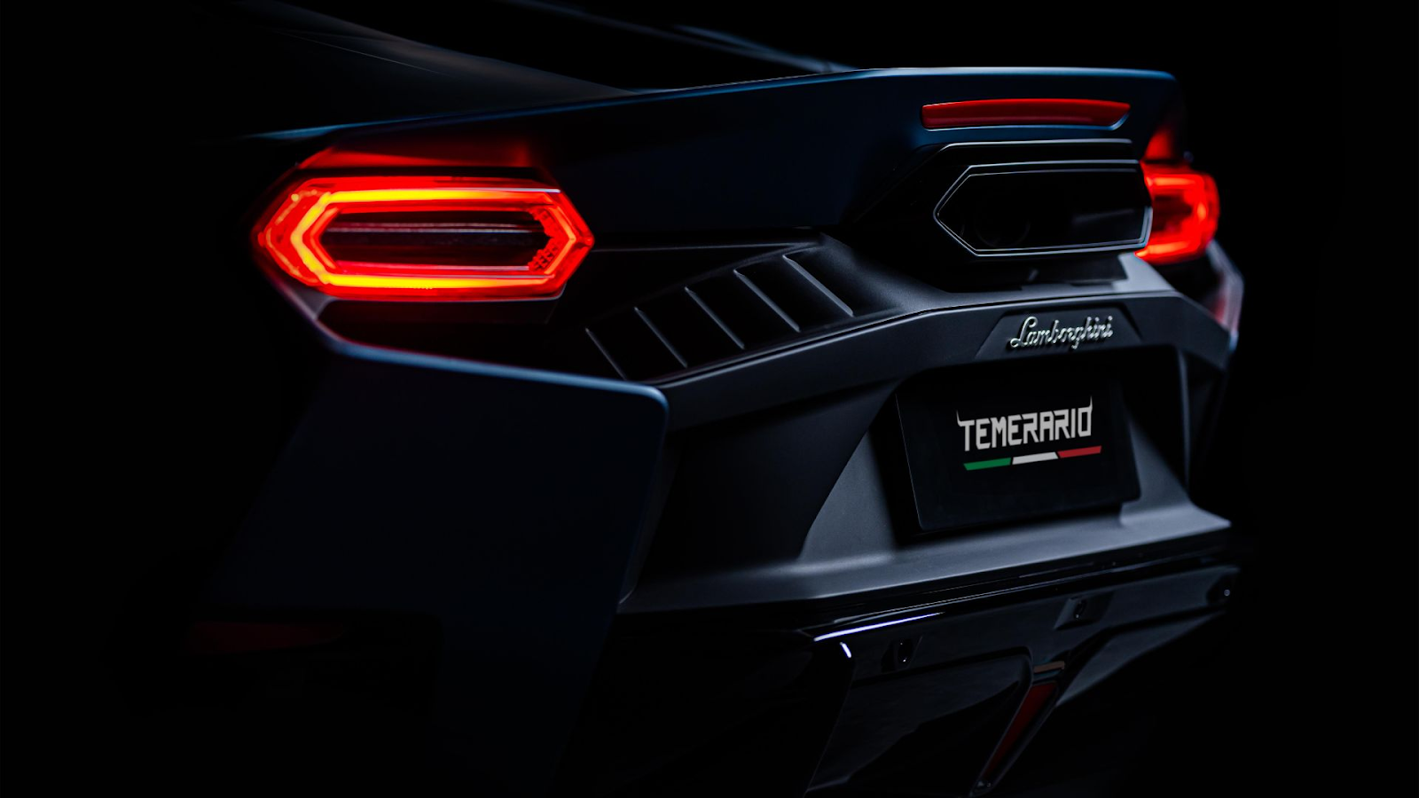 The rear of the Lamborghini Temerario