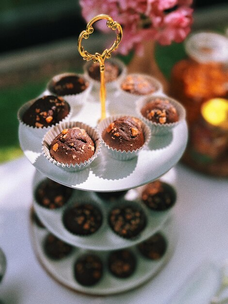 Chocolate Peanut Butter Cupcakes for a Rustic Wedding