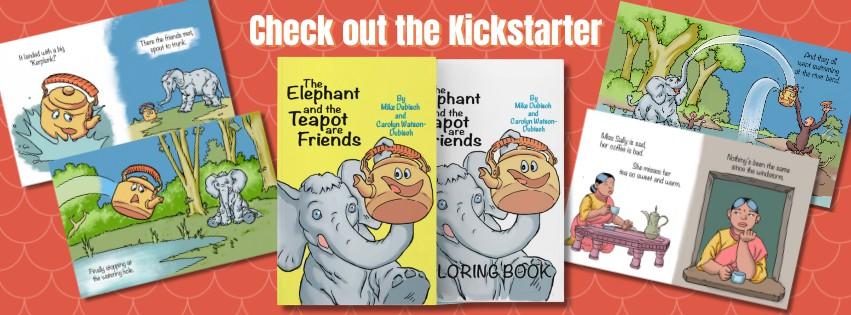 The Elephant and the Teapot are Friends a new book set in India