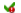 Green check mark with red exclamation