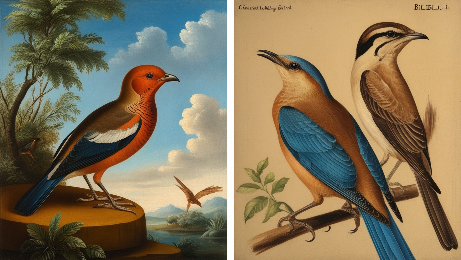 Classical Oil Painting for Naturalist Bird Portraiture Bilibili
