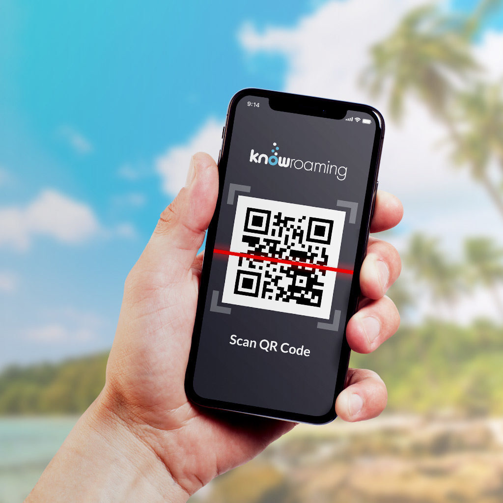 code qr knowroaming esim