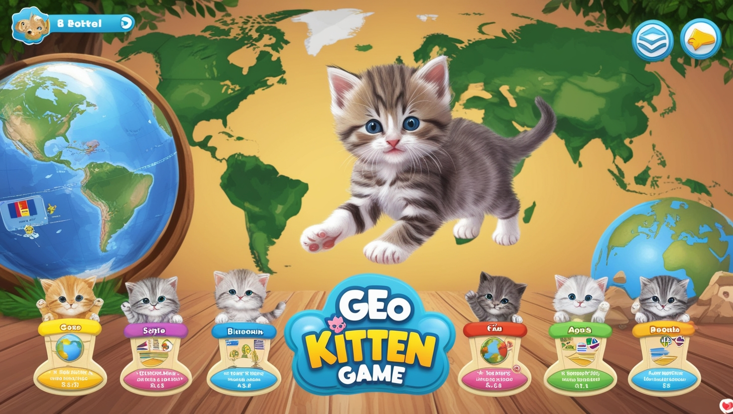 Geo Kitten Game