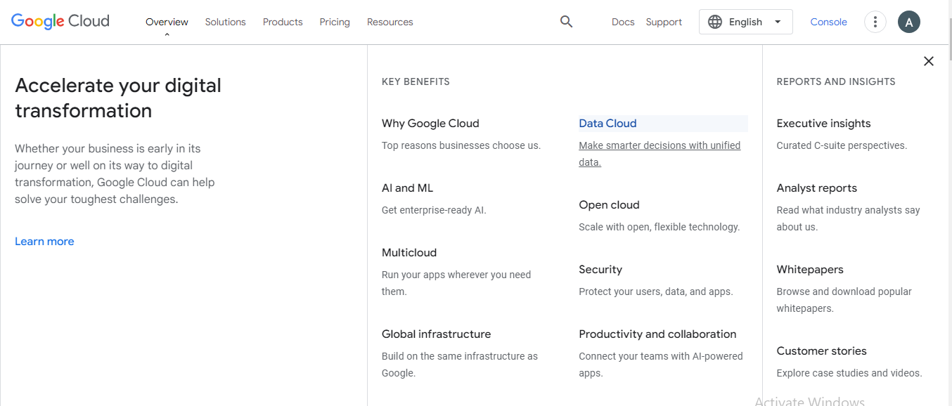 googl studio for data export