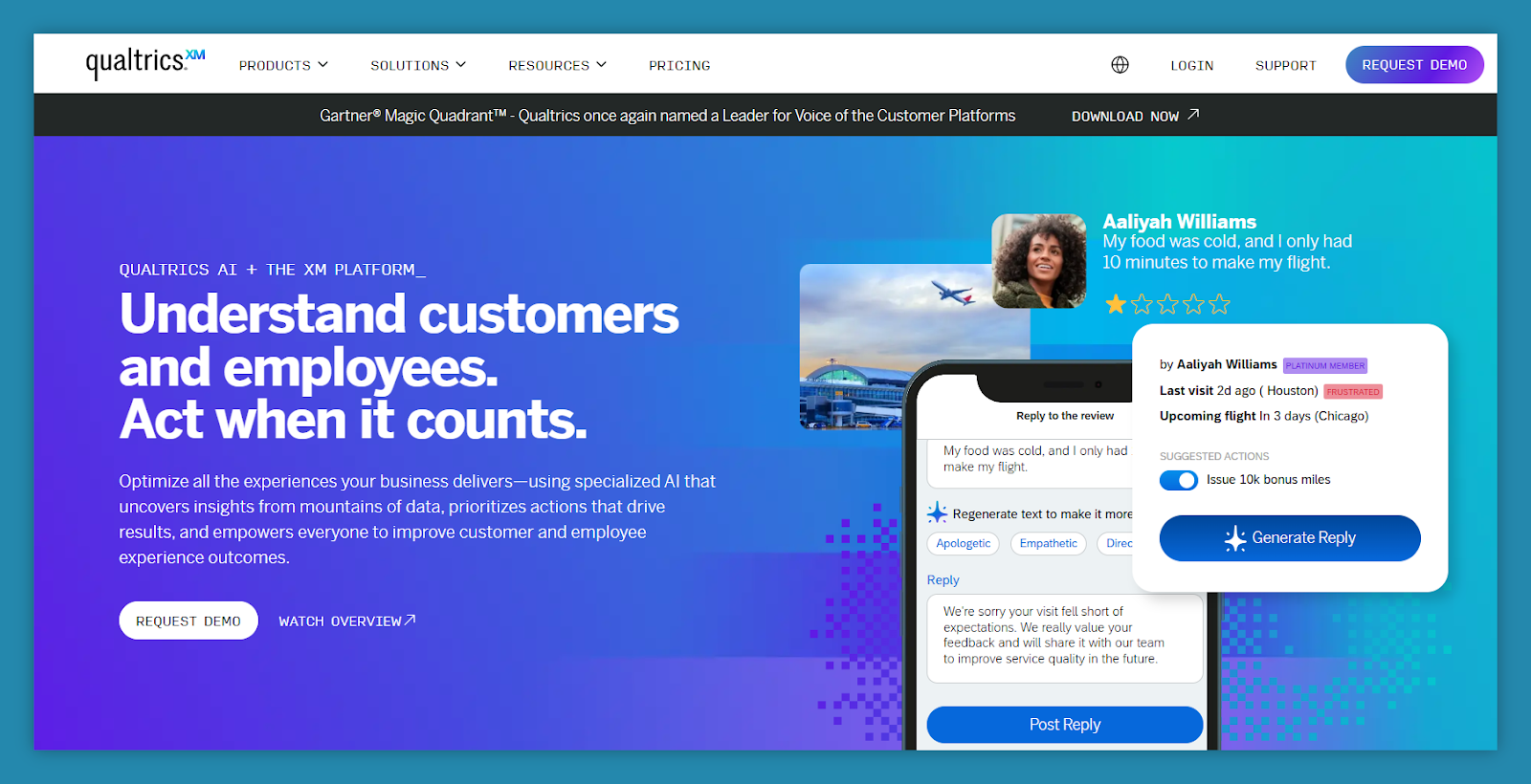 Enterprise survey software example: Qualtrics CoreXM