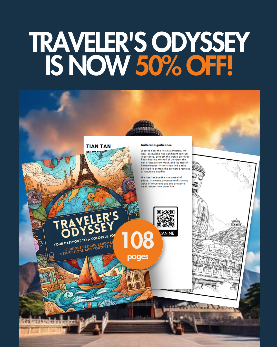 Traveler's Odyssey senior coloring pages