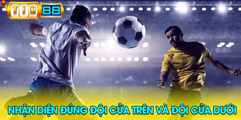 Cách nhận biết đội cửa trên và đội cửa dưới trong cá cược bóng đá