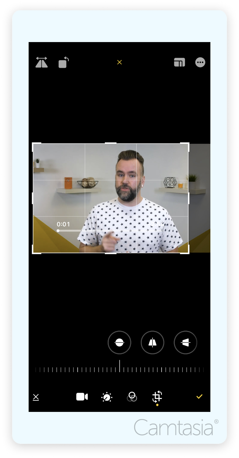How to crop a video on iPhone