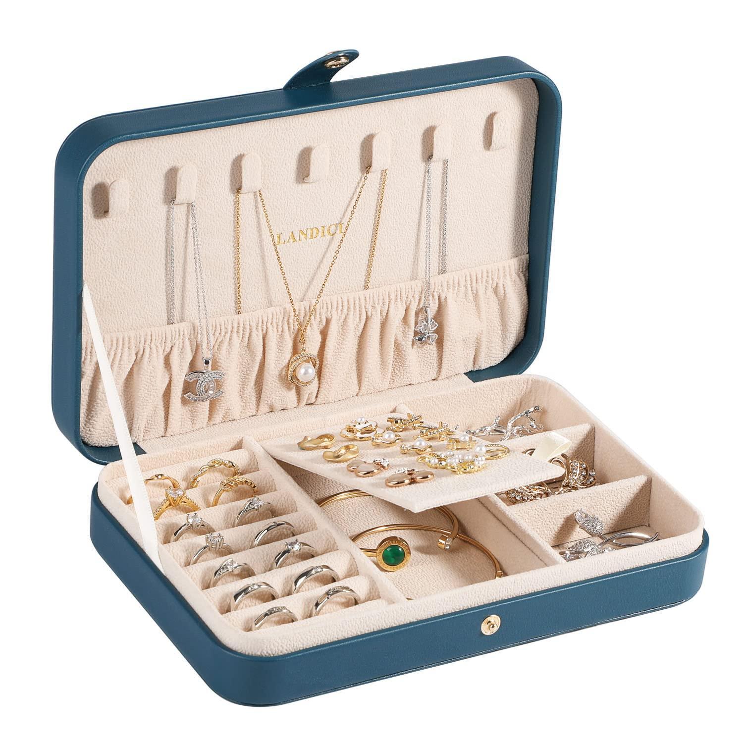 LANDICI Small Jewellery Box for Women