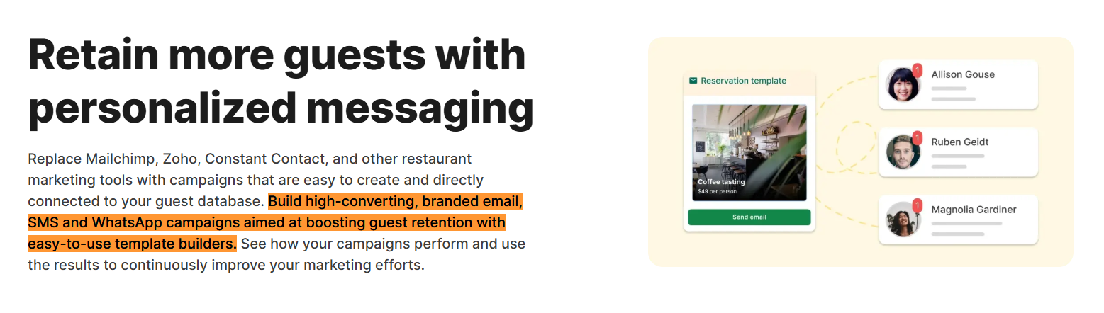 Eat App dashboard 
