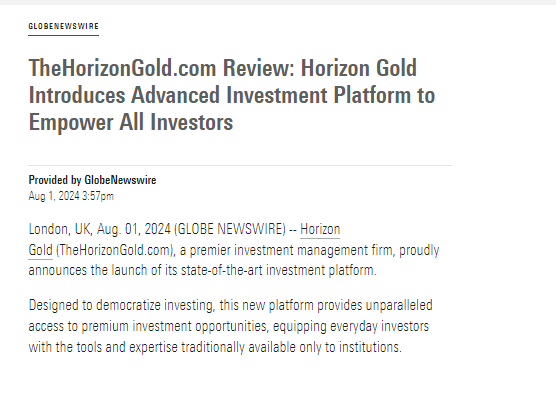 TheHorizonGold.com review