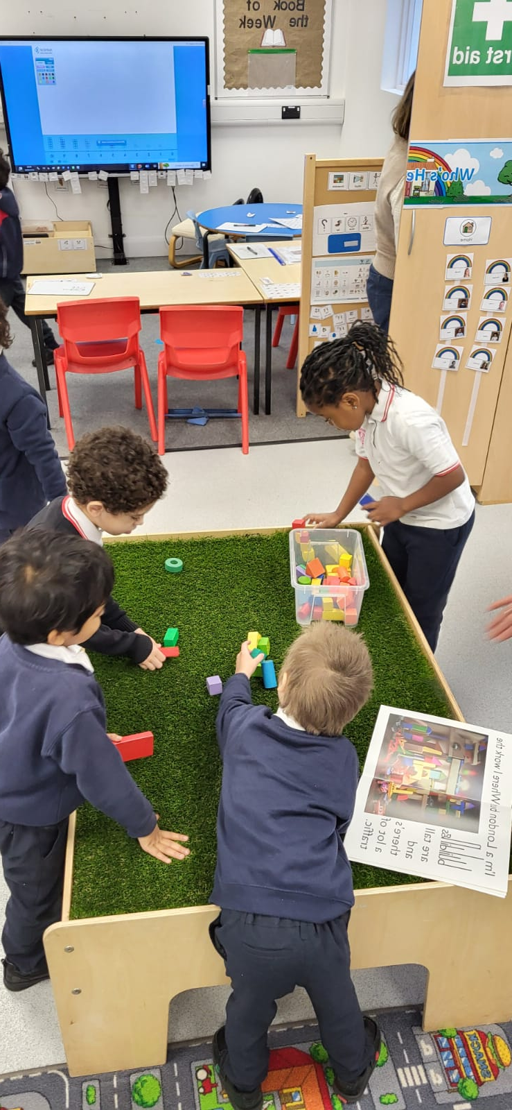 A group of children playing with toys

Description automatically generated