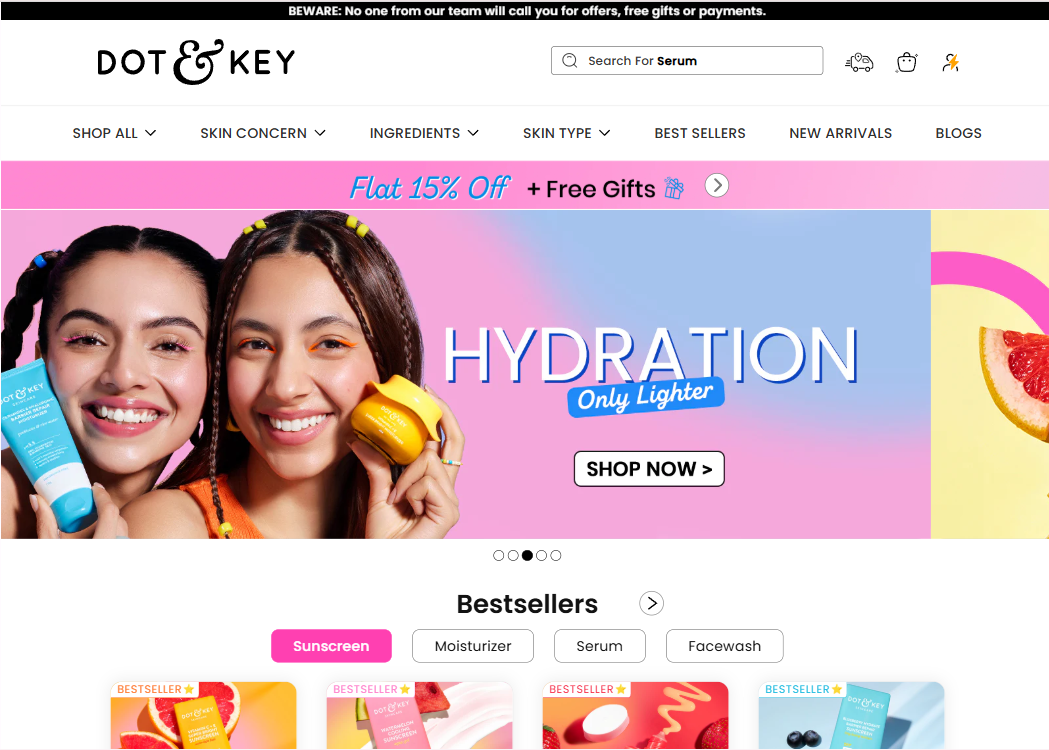 Dot & Key Website Design