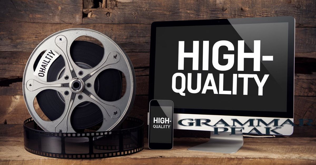 Origins of "High Quality" and "High-Quality"