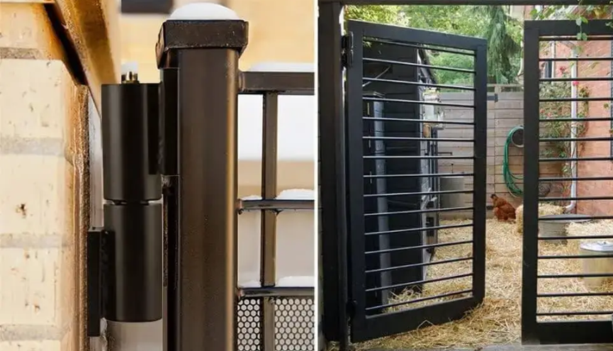 metal gate hinges