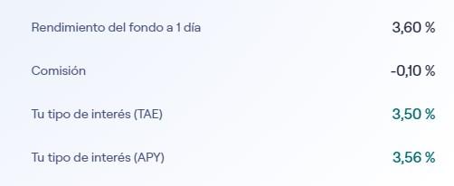 Cálculo de intereses sobre la cuenta remunerada