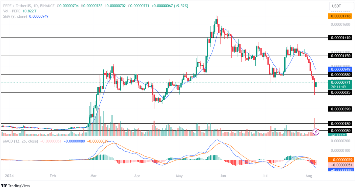 Pepe Price Analysis