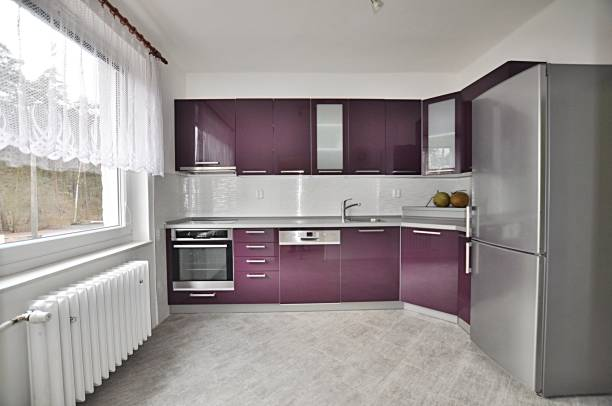 purple kitchen