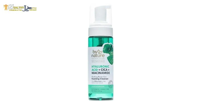 By Nature Foaming Cleanser with Hyaluronic Acid + Cica