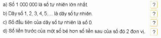 BÀI 15: LÀM QUEN VỚI DÃY SỐ TỰ NHIÊN