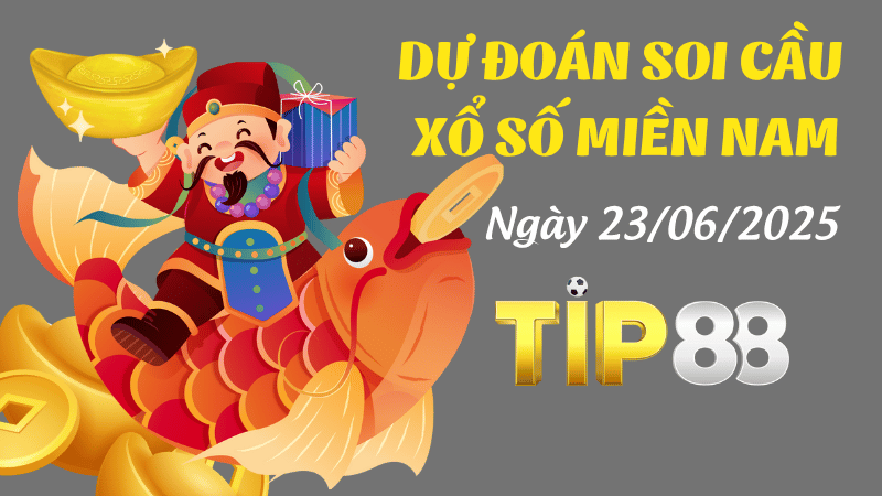 Dự đoán soi cầu xổ số miền Nam ngày 23/06/2025