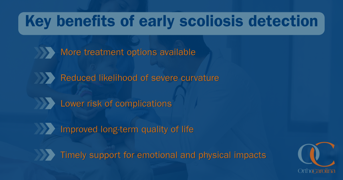 Key benefits of early scoliosis detection