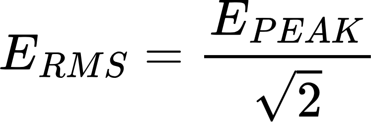 {"id":"4","font":{"color":"#000000","size":11,"family":"Arial"},"aid":null,"type":"$$","code":"$$E_{RMS}=\\frac{E_{PEAK}}{{\\sqrt[]{2}}}$$","backgroundColorModified":false,"backgroundColor":"#ffffff","ts":1731535811890,"cs":"ux0heGRjggy+YLlrCYzmmw==","size":{"width":124,"height":40}}