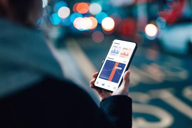make your life easy with online mobile banking service - finance stock pictures, royalty-free photos & images