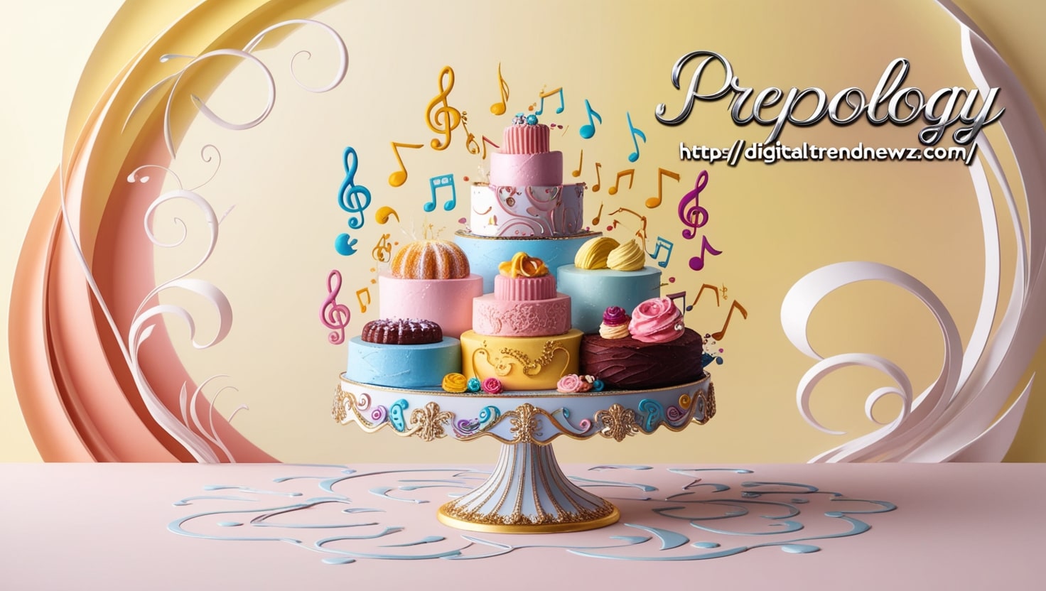 Prepology Musical Cake Tray Features