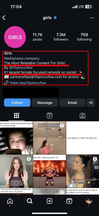 use branded hashtags in your Instagram bio