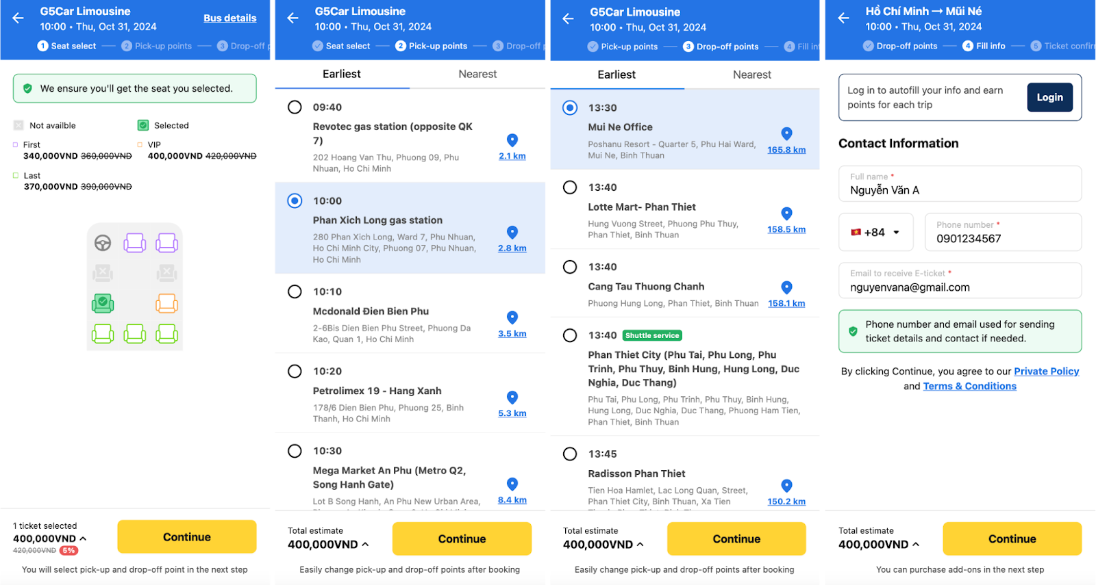 book g5car bus ticket from sai gon to mui ne