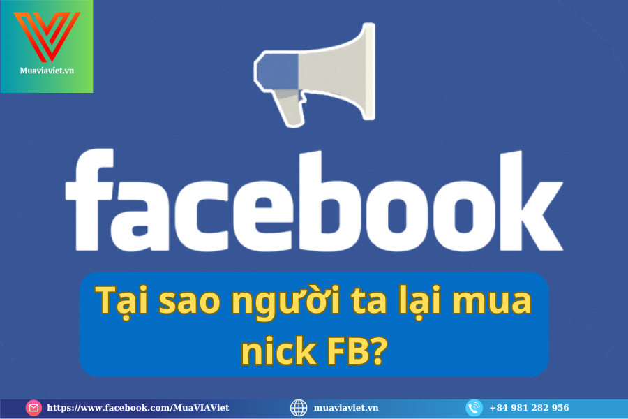 tại sao người ta nên mua nick fb