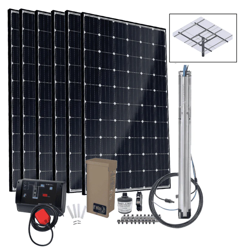Grundfos 6 sqf-2 Pre-designed SQFlex Solar Water Pumping Kit