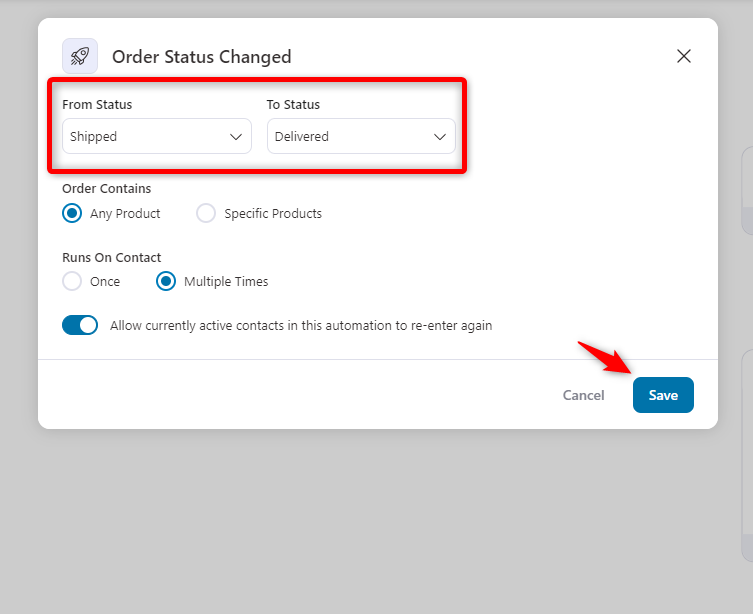 Order delivered - WooCommerce Order SMS Notification