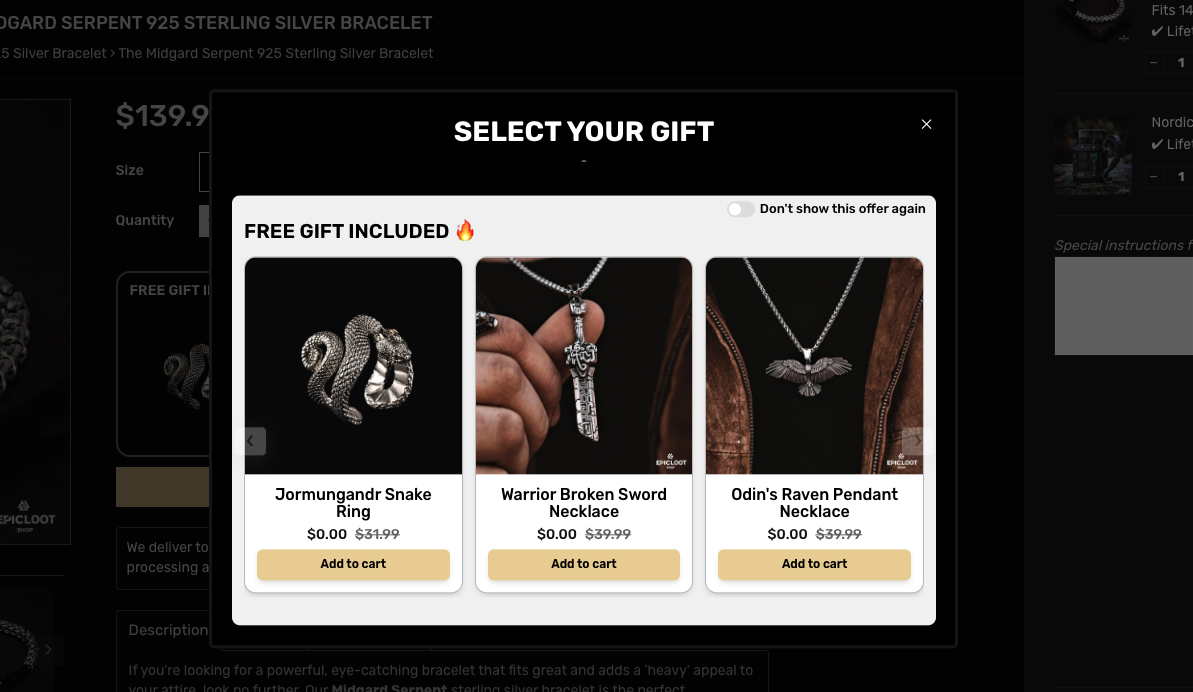 Epic Loot Shop’s gift pop-up