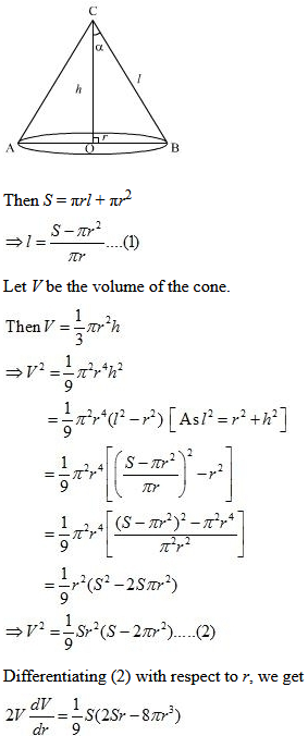 chapter 6-Application Of Derivatives Exercise 6.5