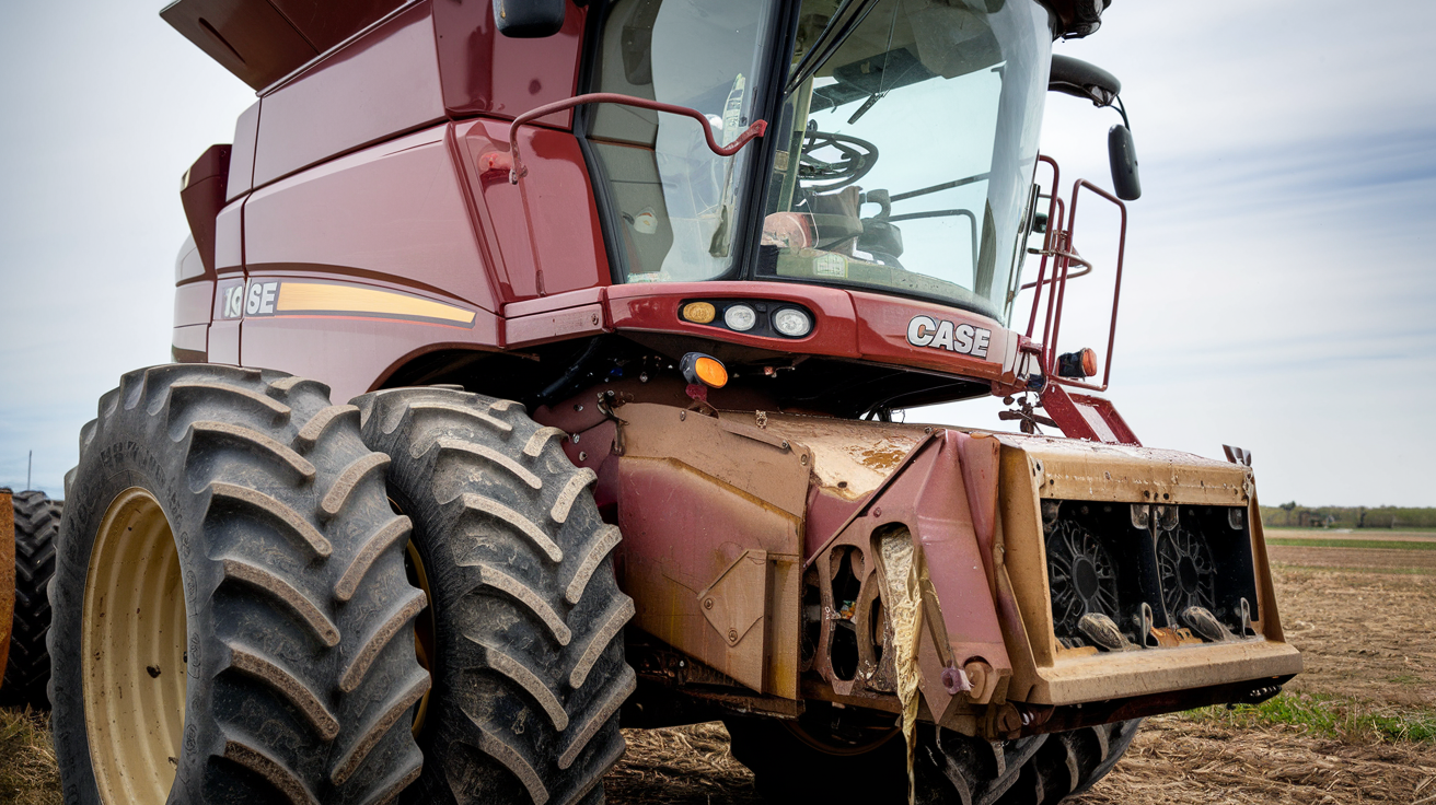 case ih 1640 combine feeder house valve stack leaking