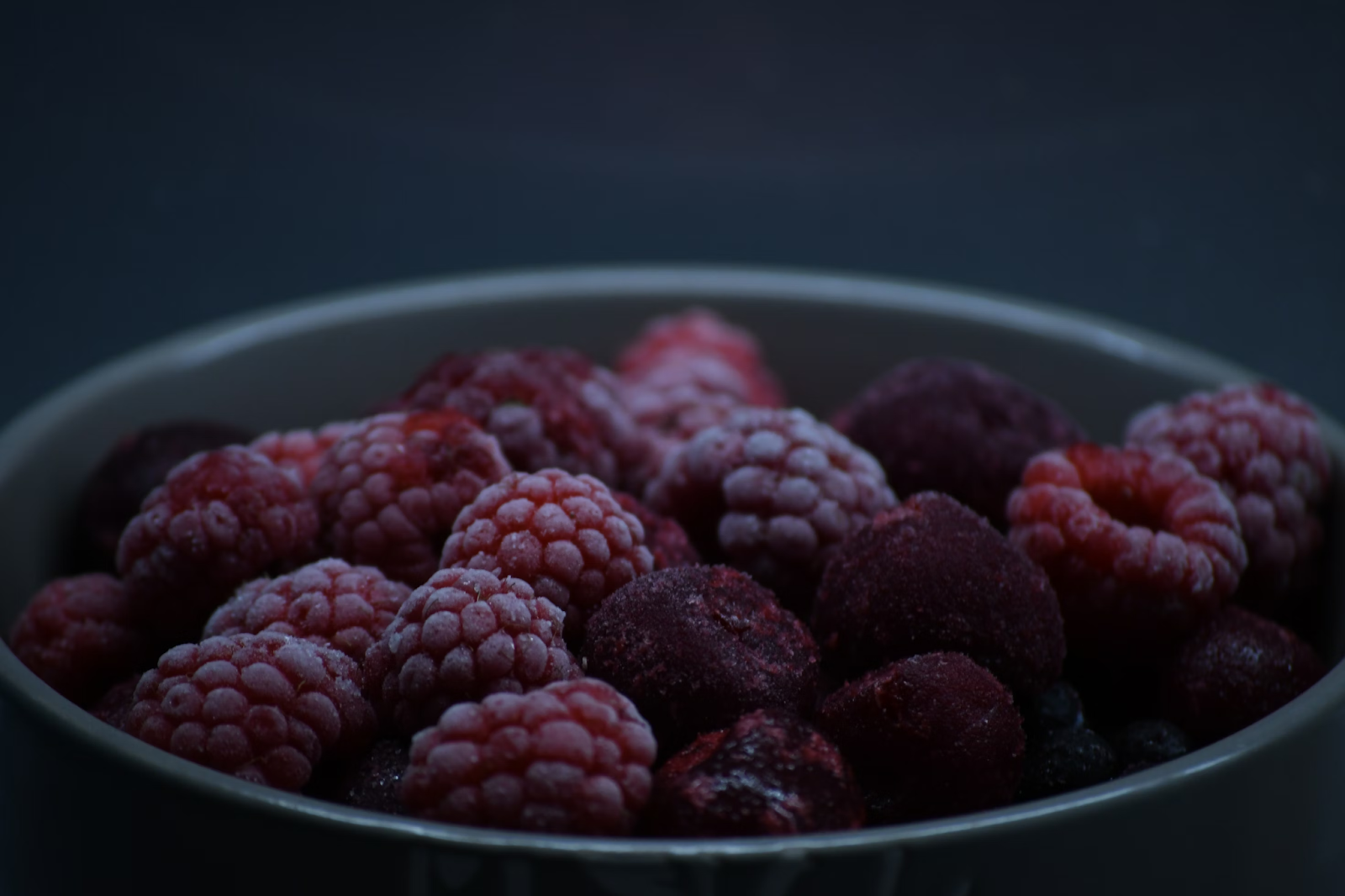frozen raspberry