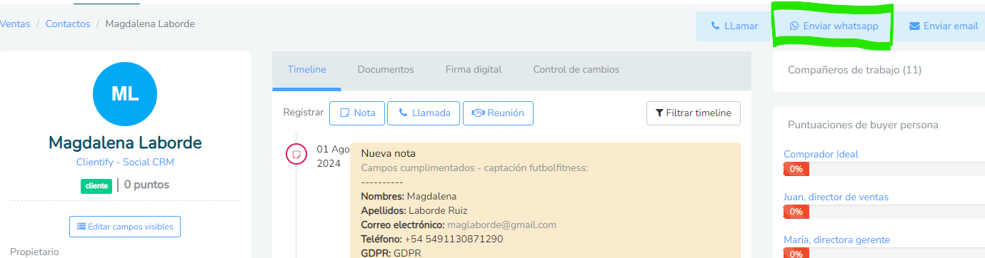 -Clientify, CRM